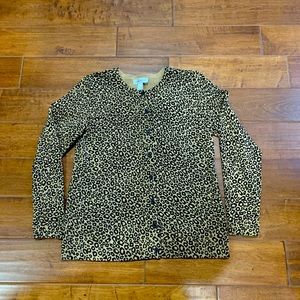 Cheeta Print Cardigan